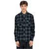 ELEMENT Tacoma - Long Sleeve Flannel Shirt for Men - Gradient Plaid Agave Green