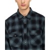 ELEMENT Tacoma - Long Sleeve Flannel Shirt for Men - Gradient Plaid Agave Green