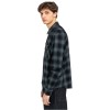 ELEMENT Tacoma - Long Sleeve Flannel Shirt for Men - Gradient Plaid Agave Green