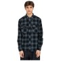 ELEMENT Tacoma - Long Sleeve Flannel Shirt for Men - Gradient Plaid Agave Green