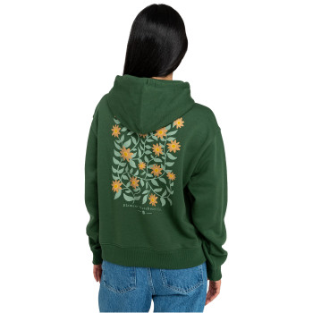 Element Flowers - Women's Hoodie -  Dark Green