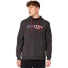 OAKLEY Teddy Full Zip Hoodie - Ανδρική Ζακέτα φούτερ- Dark Gray Heather/American Flag