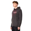 OAKLEY Teddy Full Zip Hoodie - Ανδρική Ζακέτα φούτερ- Dark Gray Heather/American Flag