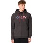 OAKLEY Teddy Full Zip Hoodie - Men's Full Zip Hoodie-  Dark Gray Heather/American Flag