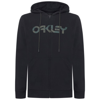 OAKLEY Teddy Full Zip Hoodie - Men's Full Zip Hoodie-  Black/B1B Camo Hunter