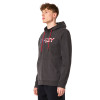 OAKLEY Teddy Full Zip Hoodie - Men's Full Zip Hoodie-  Dark Gray Heather/American Flag