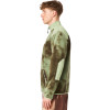Oakley Tc Rykkinn Rc Fleece - Men's Half-Zip Gordura Fleece - Green Clouds Print