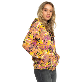 ROXY Dive Deep - Zip-Up Hoodie for Women - Anthracite Hot Tropics Apparel