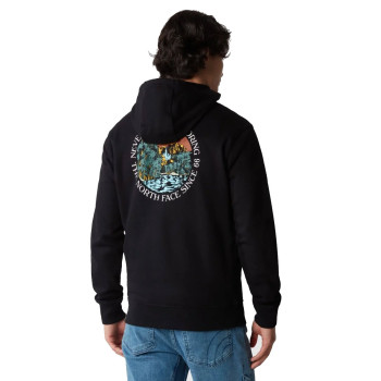 THE NORTH FACE Seasonal Graphic - Men's Hoodie - TNF Black/Brandy