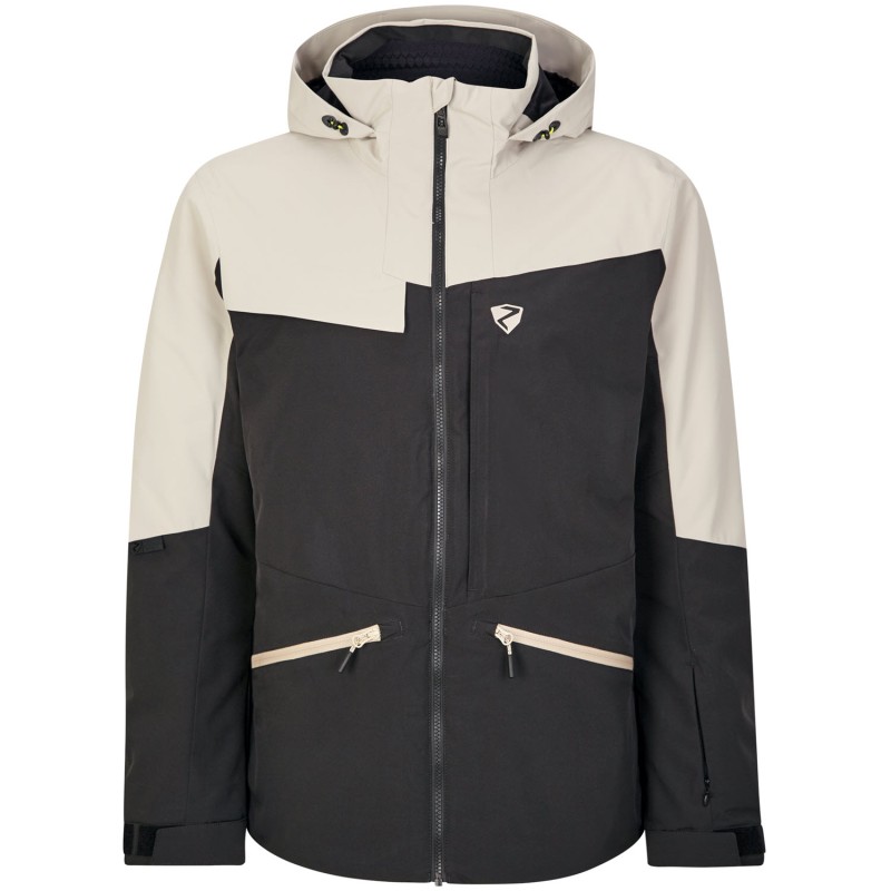 ZIENER Tarpu insulated - Men's Snow Jacket - Silver Beige Dob