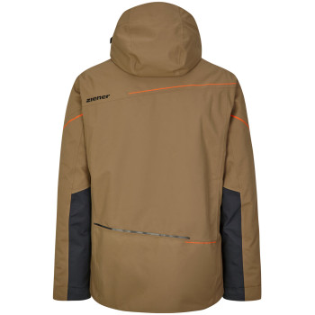 ZIENER Toroa Dermizax® - Men's Ski/Snowboard Jacket - Walnut