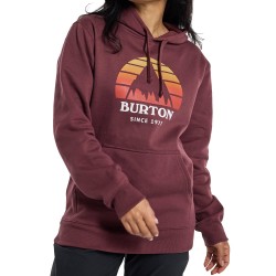 BURTON Underhill Pullover - Men's Pullover Hoodie - Almandine