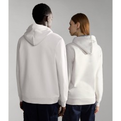 NAPAPIJRI Burgee Winter 2 - Men's Hoodie Sweatshirt - White Whisper