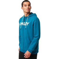 OAKLEY Teddy Full Zip Hoodie - Ανδρική Ζακέτα φούτερ - Aurora Blue