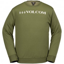 VOLCOM Core Hydro Crew Sweatshirt - Ανδρικό φούτερ - Military