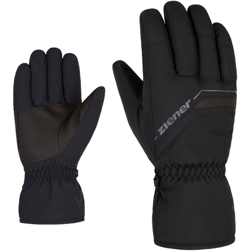ZIENER Grumas - Men's ski gloves - Black