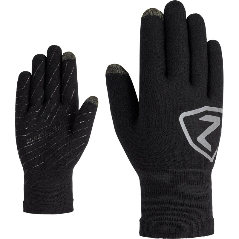 ZIENER Isky Touch - Γάντια Unisex multisport - Black
