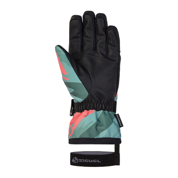 ZIENER GASSIM AS® - Men's Ski/Snowboard gloves - Gray Seal/Vibrant Peach