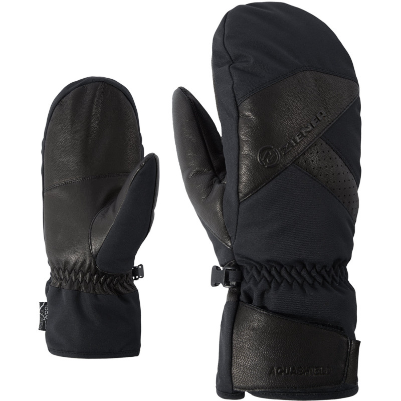 ZIENER Gettero AS® AW Mitten - Men's ski gloves - Black
