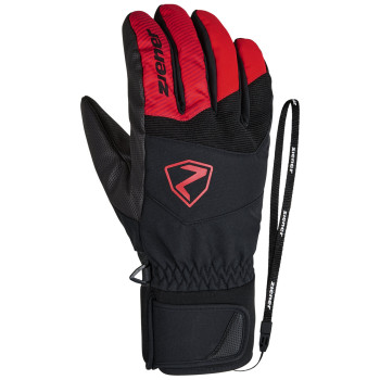 ZIENER Ginx AS® AW - Men's ski gloves - Red