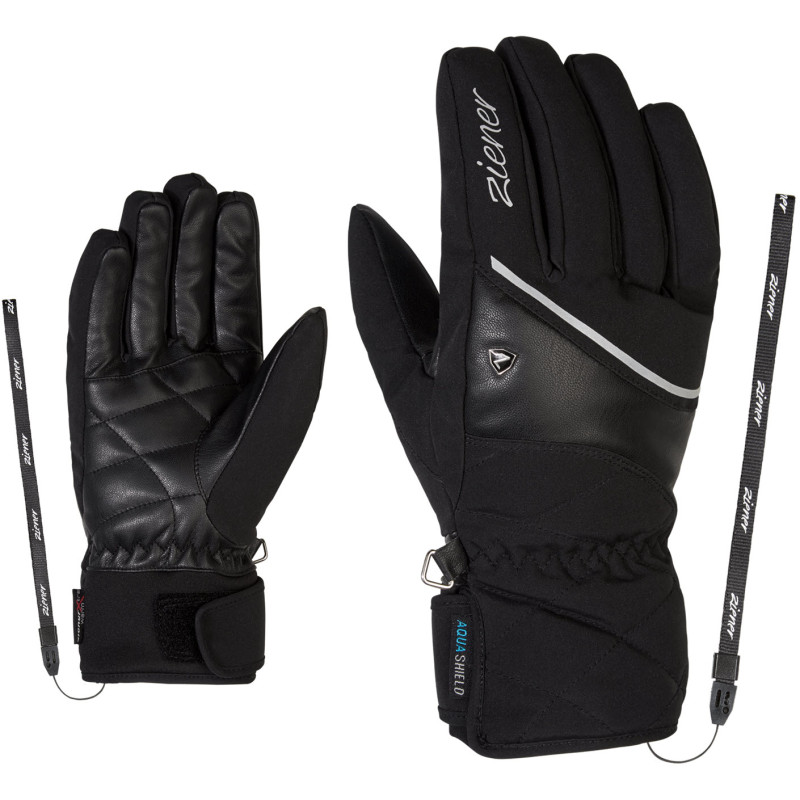 ZIENER Kaika AS® AW - Women's ski gloves - Black