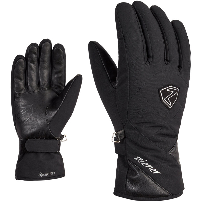 ZIENER Kamea GTX Lady - Women's Gore-Tex® ski gloves - Black