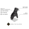 ZIENER GENIO GTX PR SOS ID - Ανδρικά Gore-tex + Primaloft® Γάντια ski - Black