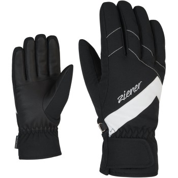 ZIENER Kaiti AS® - Γυναικεία Γάντια ski - Black/White ZIENER Kaiti AS® - Γυναικεία Γάντια ski - Black/White