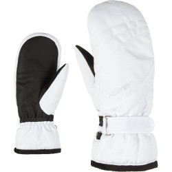 ZIENER Kilenis Primaloft® mitten - Γυναικεία γάντια χούφτα ski - White