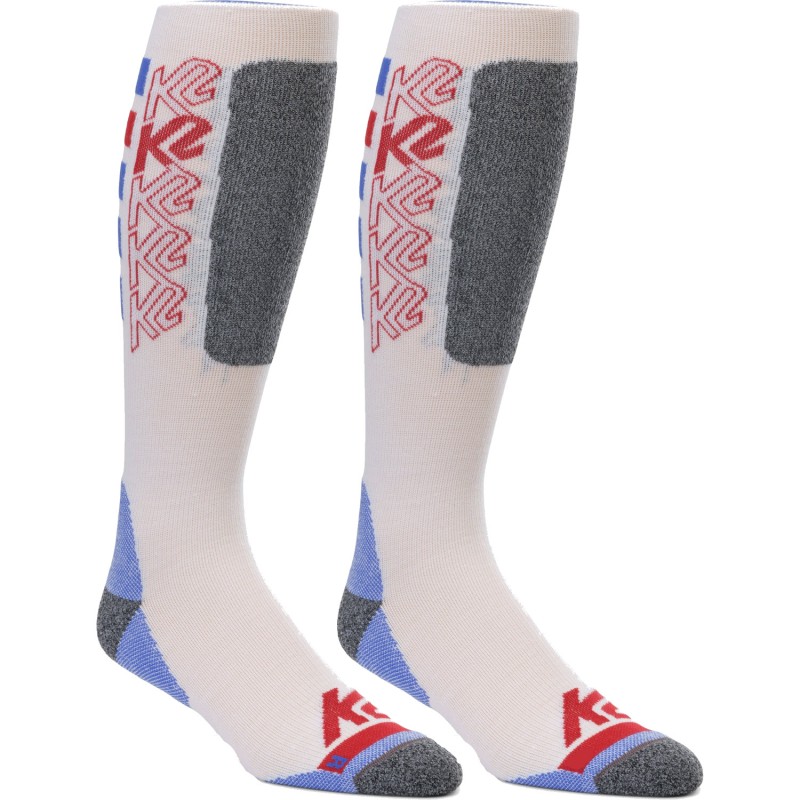 K2 Chain Logo Sock - Kάλτσες Ski/Snowboard - Red/White/Blue