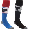 K2 Midweight Performance Sock (2 Pack) - Kάλτσες Ski/Snowboard - Red White/Black White