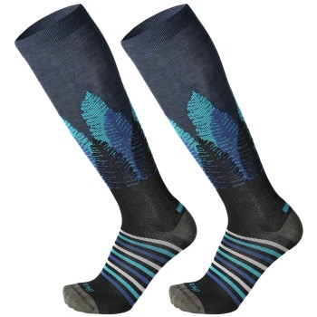 MICO 241 Light Weight Warm Control - Κάλτσες ski/snowboard - Blue Melange