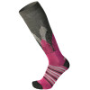 MICO 241 Light Weight Warm Control - ski socks - Grey Fuchsia Melange