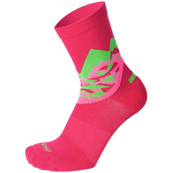 MICO 2570 Light weight Extra Dry - Hike Kid's crew socks - Fucsia