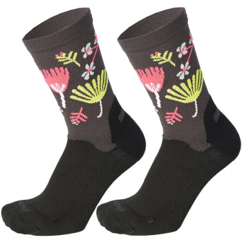 MICO 3066 Light weight Extra Dry - Women's Hike crew socks - Anthracite