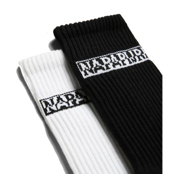 Napapijri Box Socks- (2 pairs) Socks for Men - Black/White
