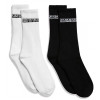 Napapijri Box Socks- (2 pairs) Socks for Men - Black/White