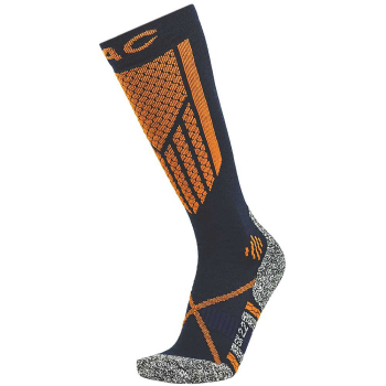 P.A.C. SK 2.2 Merino Touring - Ski/Snowboard Socks - Navy/Orange