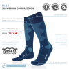 P.A.C. SK 8.2 Merino Compression - Kάλτσες Ski/Snowboard - Black/Grey