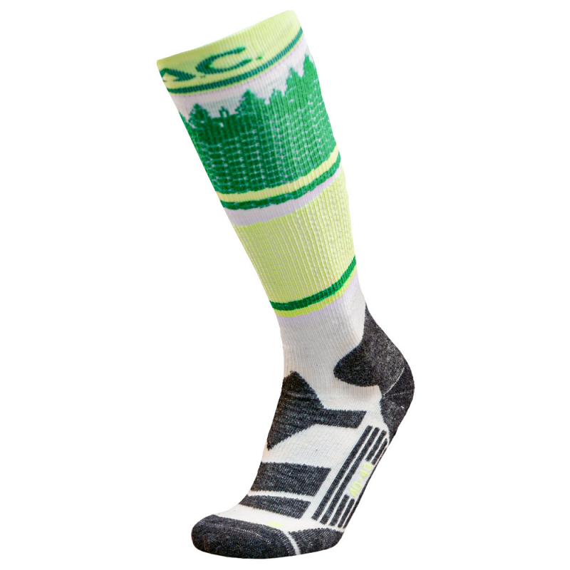 P.A.C. SK 9.2 Merino Extra Warm - Kάλτσες Ski/Snowboard - White/Green