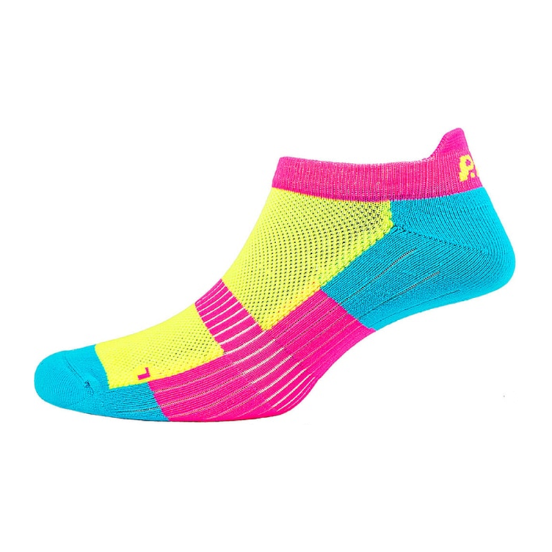 P.A.C. SP 1.0 Sport Footie Active Short - Αθλητικές Κάλτσες - Neon Multicolor