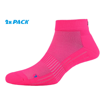 P.A.C. SP 2.0 Sport Quarter Function 2 Pack - Αθλητικές Κάλτσες - Neon Pink