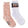 ROXY 2 Pack Sunclik - Crew Socks for Women - Pale Dogwood 