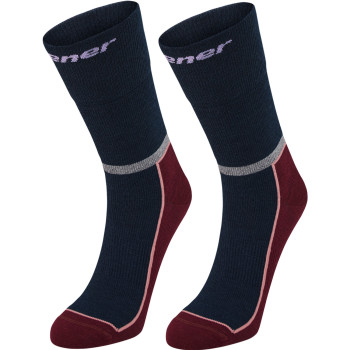 Ziener Solan Lady - Women's Active socks - Velvet red