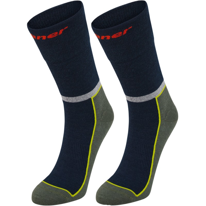 Ziener Solan Man - Men's Active socks - Green Mud