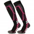 MICO 2600 Medium weight Warm control - Παιδικές κάλτσες Ski - Black Fucsia