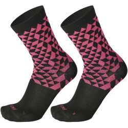 MICO 3019 Light weight Warm Control Merino - Κάλτσες Outdoor - Black Fucsia