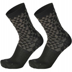 MICO 3019 Light weight Warm Control Merino - Κάλτσες Outdoor - Black Grey