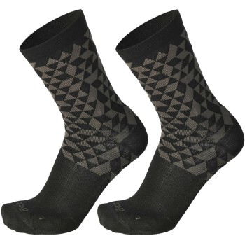 MICO 3019 Light weight Warm Control Merino - Κάλτσες Outdoor - Black Grey MICO 3019 Light weight Warm Control Merino - Κάλτσες Outdoor - Black Grey