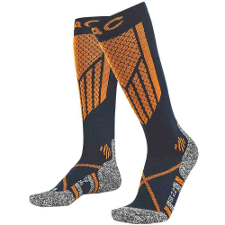 P.A.C. SK 2.2 Merino Touring - Kάλτσες  Ski/Snowboard - Navy/Orange